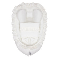 BELISIMA zīdaiņa ligzdiņa ar sedziņu JASMINE ECRU