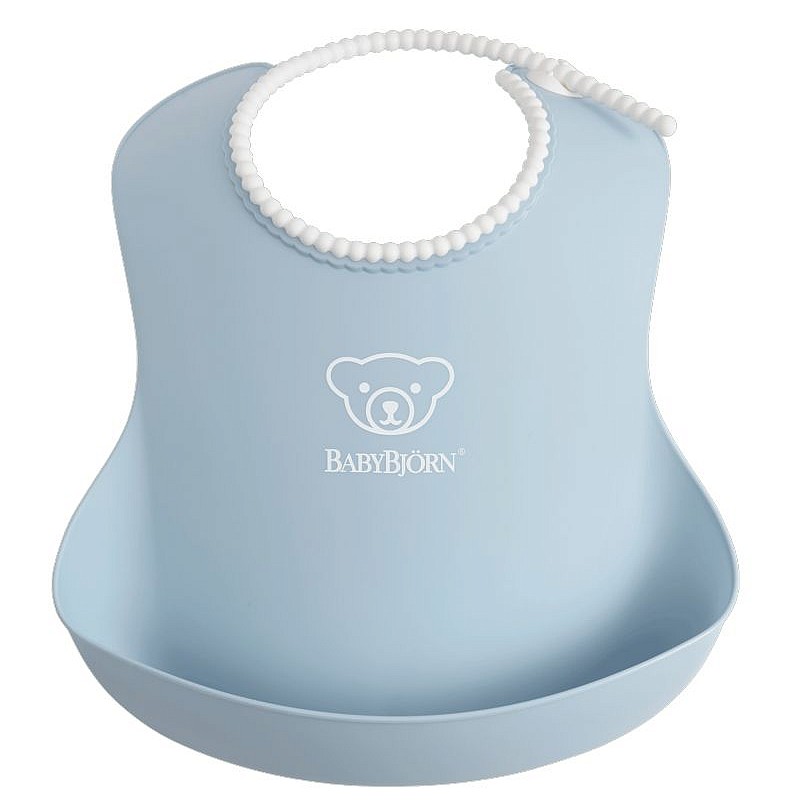 BABYBJORN BIB Lacīte 4m+, POWDER BLUE 046367