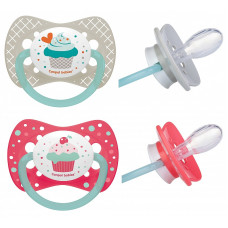 CANPOL BABIES Cupcake Simetriskas formas silikona māneklis 18m+ 23/284