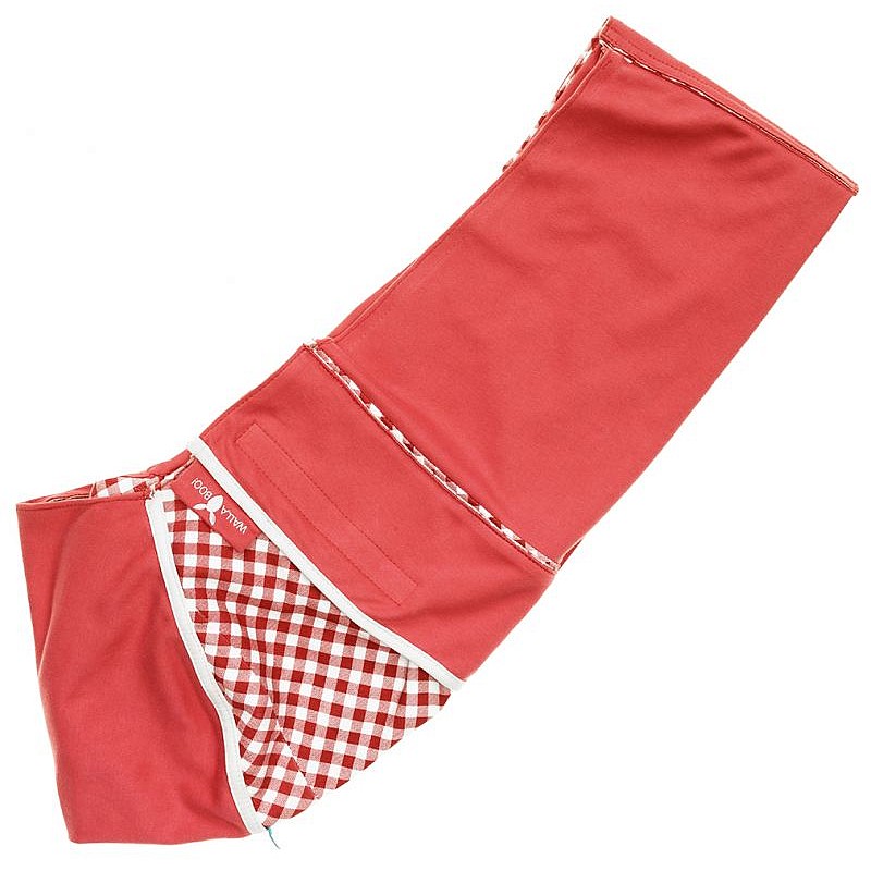 WALLABOO Bērnu slings Connection kokvilnas, Vichy red