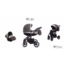 BABYACTIVE CHIC Universālie rati 3in1, C01