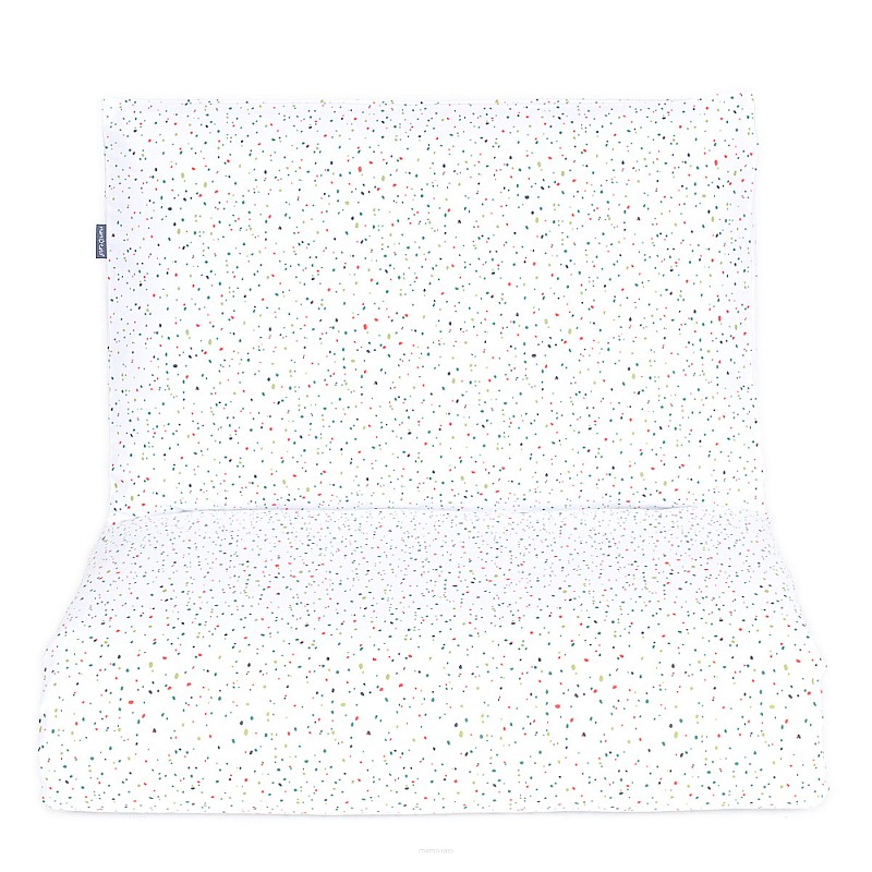 MamoTato gultas veļas komplekts 2D/ 135x100cm DOTS, Premium white 14252