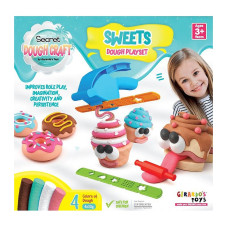 GERARDOS TOYS plastilīna komplekts SWEETS 3g+ 56456