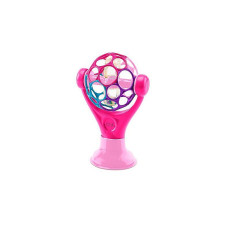 RHINO TOYS grabulis ar lipekli Oball Grip & Play - PINK, 81551