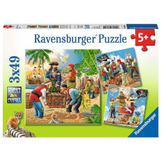 Ravensburger puzle 3X49 Adventure on the High Seas R 08030