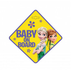 DISNEY BABY Baby on board zīme automašīnai FROZEN 9611