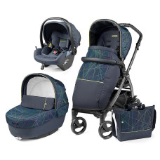 Peg Perego Book NEW LIFE Elite LOUNGE Modular Universālie rati 3in1