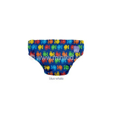 BAMBINO MIO Swim Nappies peldbikses BLUE WHALE, M  (7-9kg)