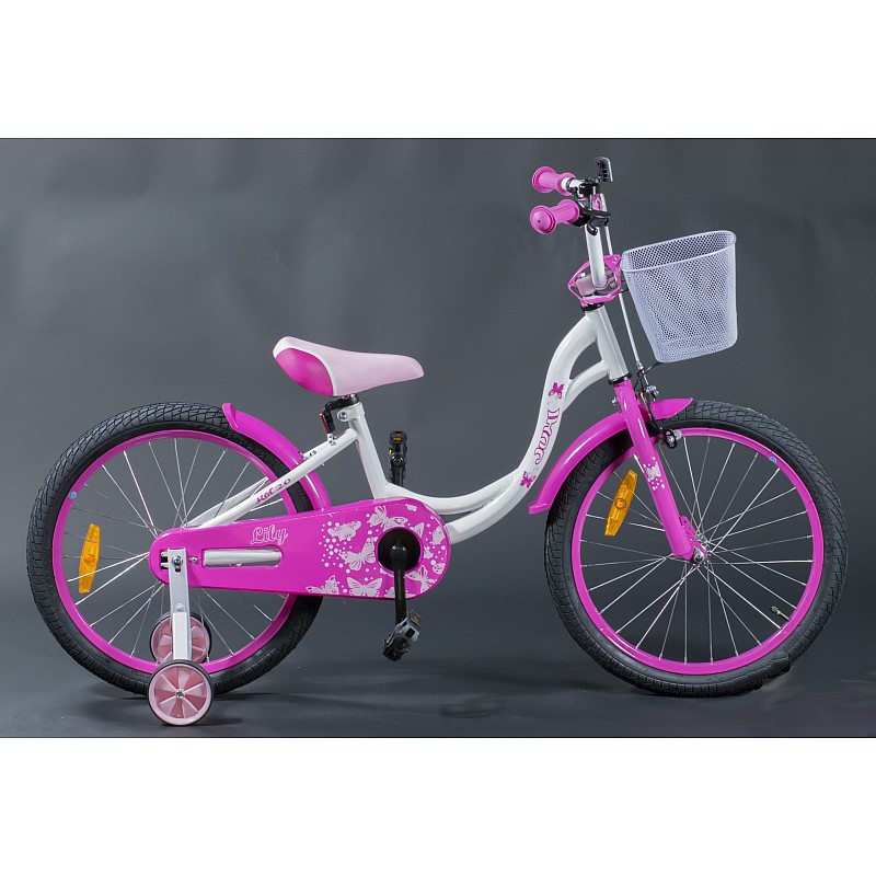 GUST&JUHI Bērnu velosipēds 20" LILY, white (5-7g)