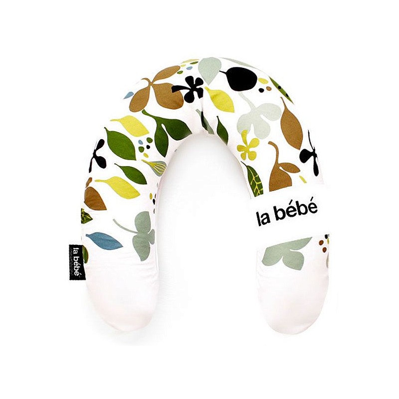 LA BEBE Rich Cotton Barošanas pakaviņš spilvens Clipart Leaf 30x175cm 17037