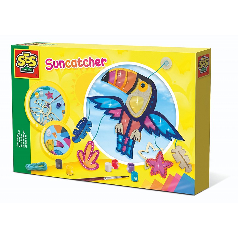 SES Logu apdare Suncatcher Toucan