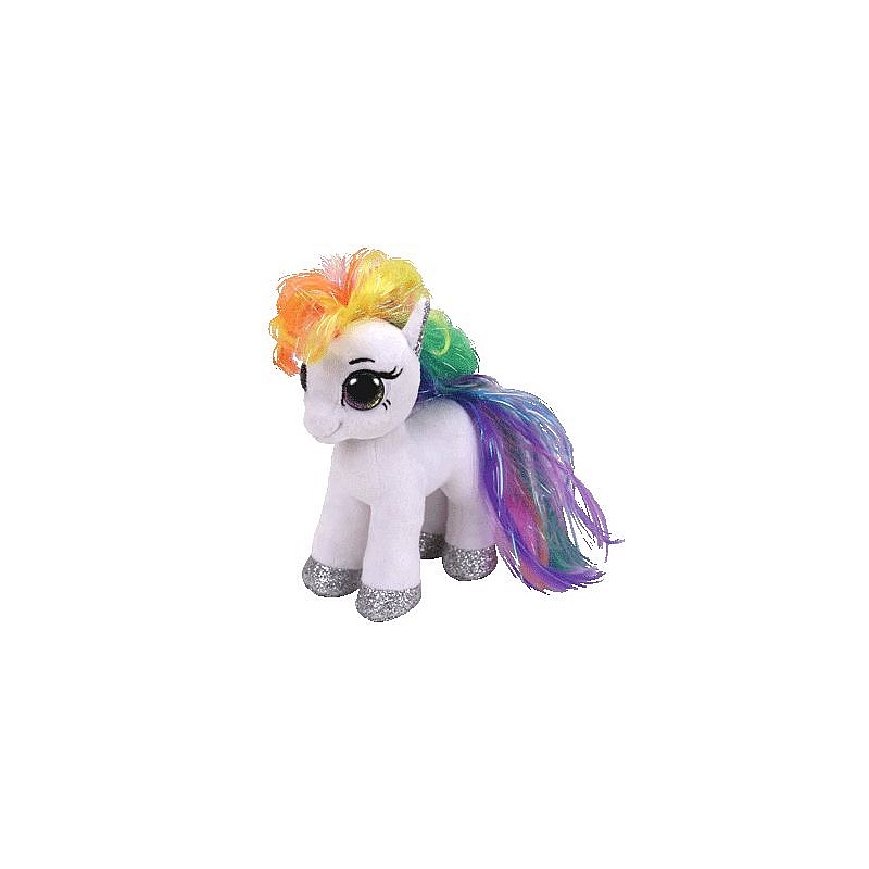 TY Beanie Boos Mīkstā rotaļlieta STARR - white pony reg 15cm, TY36664