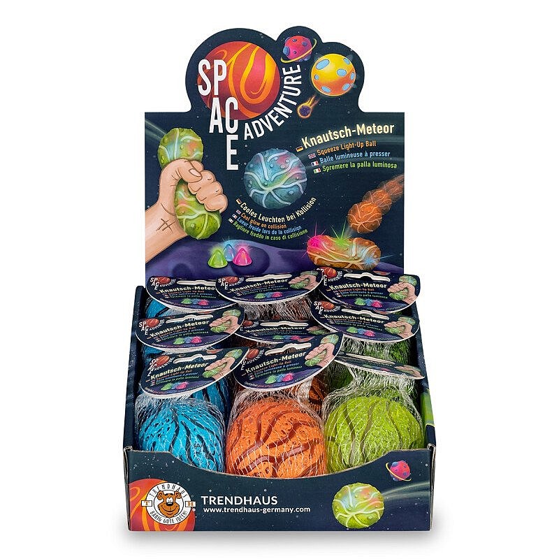 TrendHouse Saspiežamā bumba ar gaismiņu - Meteors (6.5 cm)