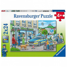 Ravensburger puzle 2X24 Police at Work R 05031