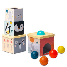 Taf Toys attīstošā rotaļlieta North Pole Ball Drop Stacker 12735