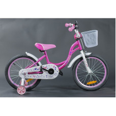 GUST&JUHI Bērnu velosipēds 18" TIYA, pink (4-6g)