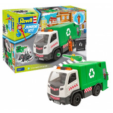 REVELL JUNIOR KIT konstruktors 49 detaļas Garbage Truck, E00808