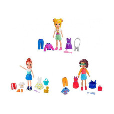 POLLY POCKET lelle ar aksesuāriem 1gab., GDM01