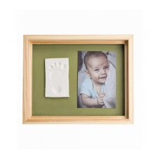 BABY ART PURE FRAME WOODEN komplekts mazuļa pēdiņu vai rociņu nospieduma izveidošanai 3601092030