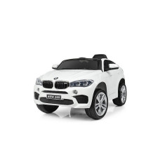 TO-MA BMW X6M Bērnu elektromobilis ar tālvadības pulti 2x6V/7Ah, JJ2199 balts