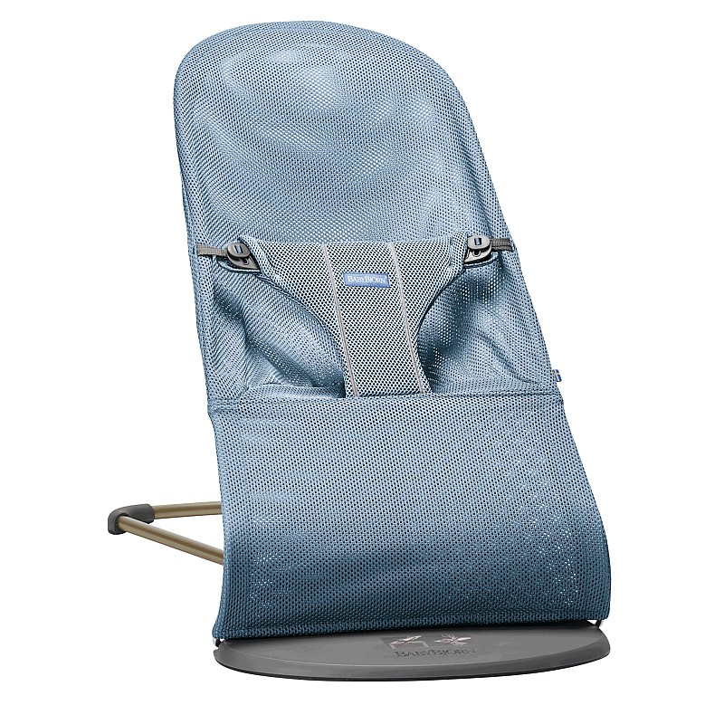 BABYBJORN Bouncer Bliss Mesh šūpuļkrēsliņš, Slate blue 006020