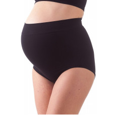 BELLISSIMA Slip Bezvīļu augsta vidukļa biksītes ar vēdera atbalstu Maternity L-XL nero