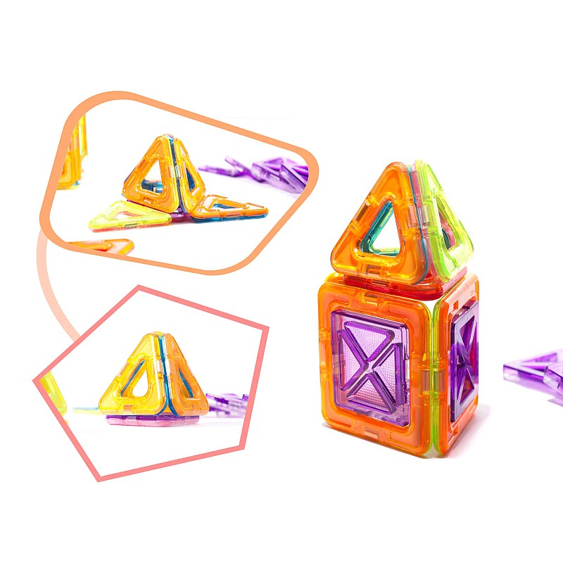 Krāsainie magnētiskie bloki MAGIC MAGNET 20 PUH