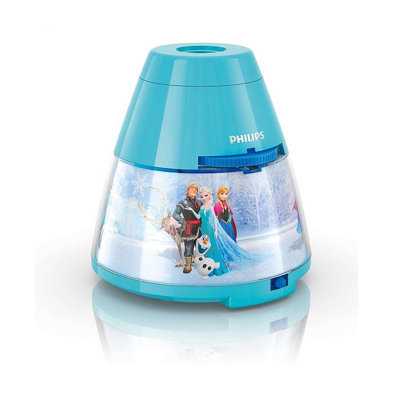 PHILIPS Disney Frozen LED projektors un nakts gaismiņa, zils, 717690816