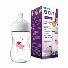 PHILIPS AVENT NATURAL UNICORN Barošanas pudelīte 260 ml, 1M+, SCF070/25