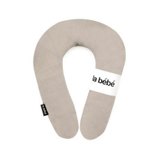 LA BEBE Snug Barošanas pakaviņš spilvens Beige 20x70cm, 85704