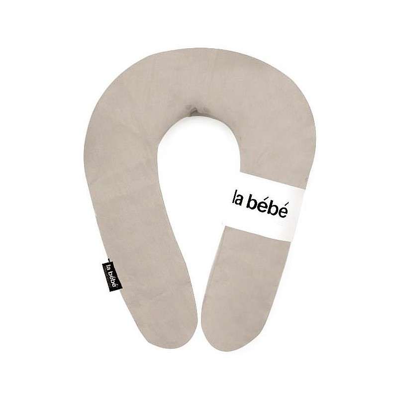 LA BEBE Snug Barošanas pakaviņš spilvens Beige 20x70cm, 85704