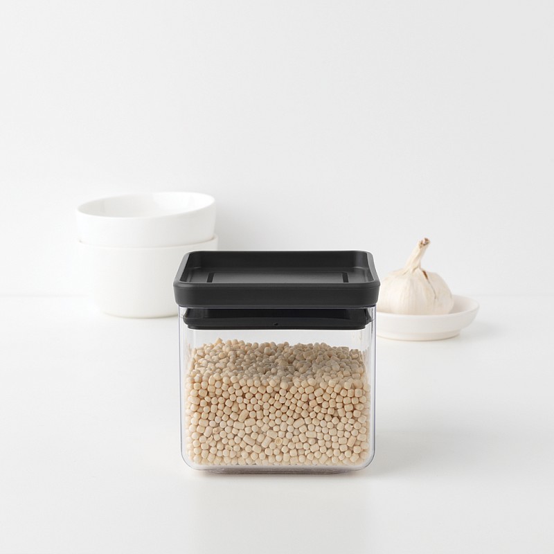 BRABANTIA kārba kantaina 0,7L, dark grey