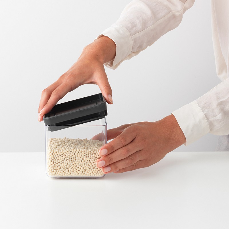 BRABANTIA kārba kantaina 0,7L, dark grey