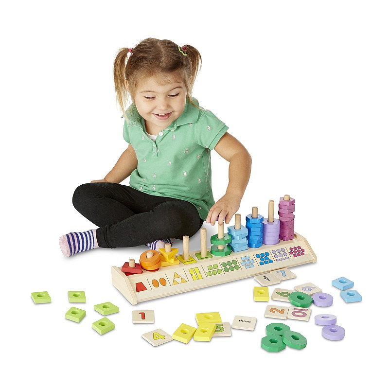 MELISSA & DOUG Kujude loendamine virnastamine