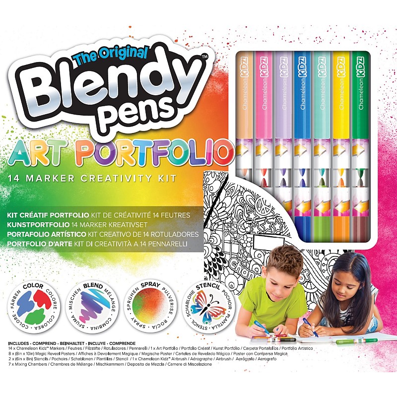 BLENDY PENS Marķieru komplekts Markers Art Portfolio 14 gab