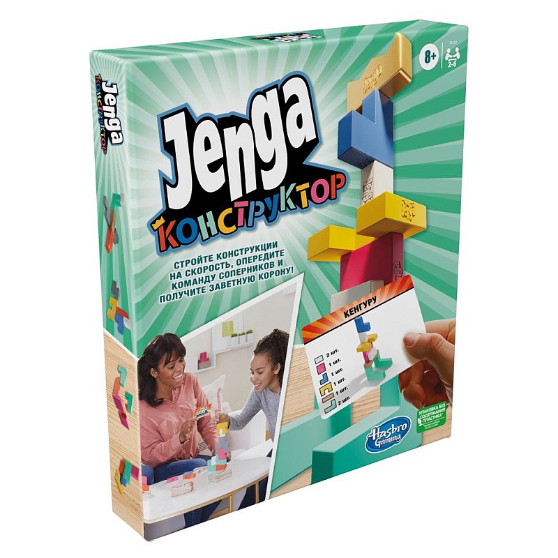 JENGA Galda spēle Jengas veidotājs (krievu val.)