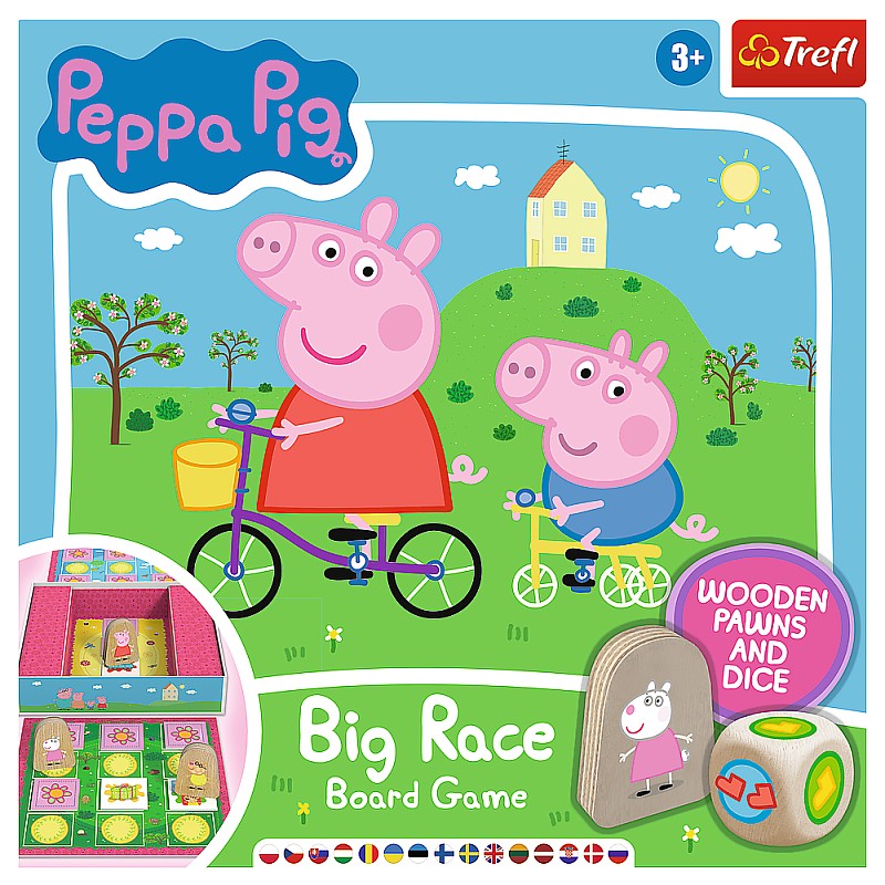 TREFL PEPPA PIG Galda spēle “Lielās sacīkstes”