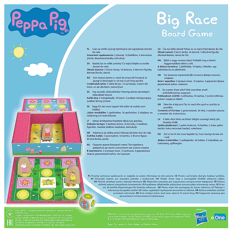 TREFL PEPPA PIG Galda spēle “Lielās sacīkstes”