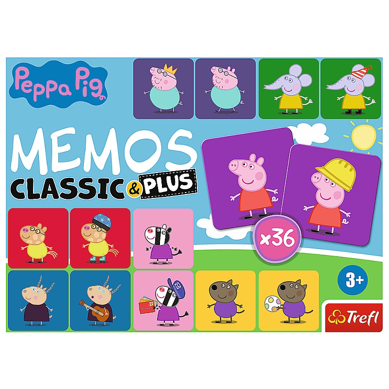TREFL PEPPA PIG Memo Classic Plus
