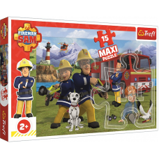 TREFL MAXI Puzle Fireman Sam 15 gab. 14333T IZPĀRDOŠANA