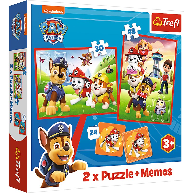 TREFL PAW PATROL Puzle 30+48+M24, 93337T
