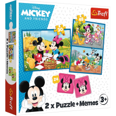 TREFL DISNEY Puzle Mickey-Mouse 30+48+M24 93344T