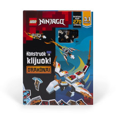 LEGO NINJAGO uzlīmju grāmata: Ninjago pūķi (Lietuviešu val.)