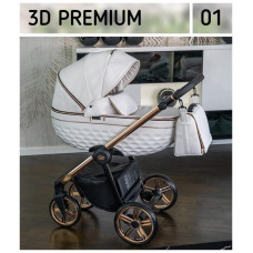 Adbor 3D PREMIUM monitoimiset lastenvaunut 2in1, 01