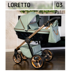Adbor LORETTO monitoimiset lastenvaunut 2in1, 03