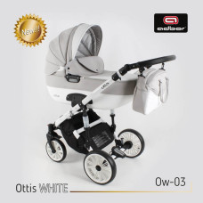 Adbor OTTIS White monitoimiset lastenvaunut 2in1, Ow-03