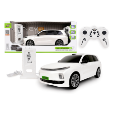 Artyk 176814 – valkoinen radio-ohjattava auto latausasemalla