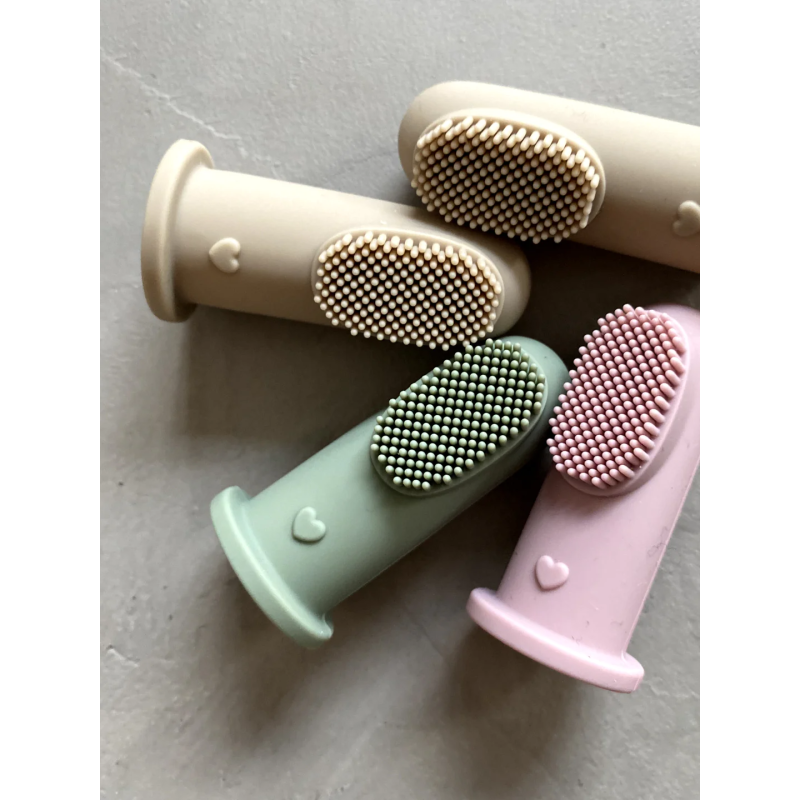 Bebe Bonchic Birstīte smaganu masāžai 2gb Shell/Jade