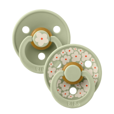 Bibs Studio Collection Colour Round luonnonkumiset tutit Jasmine Sage Mix 0-6m 2pcs