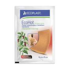 Ecoplast-laastari ECOHOT 10x15 cm, lämmittävä pippurilla